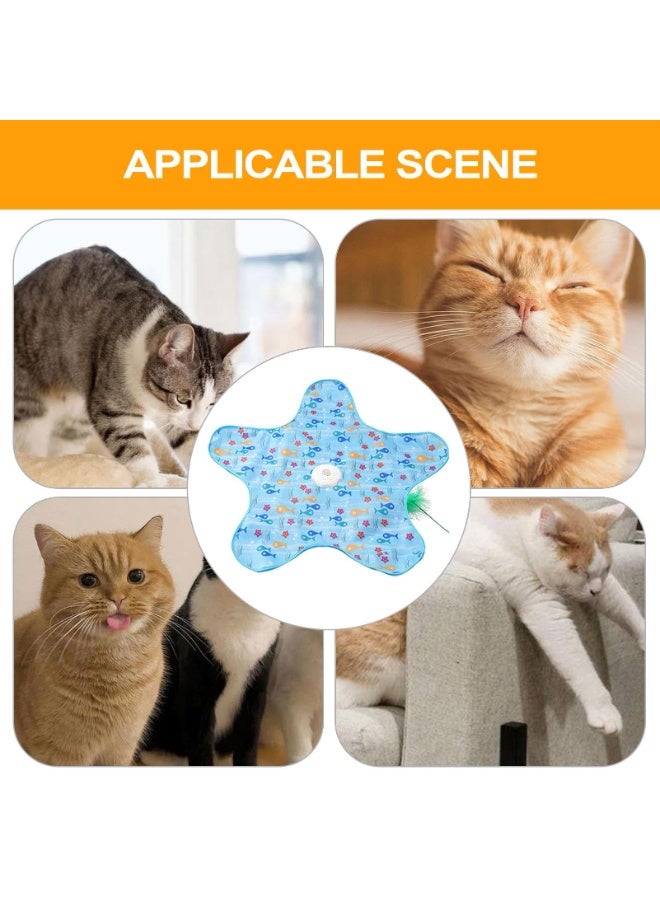 general Cat Toys Interactive, Star-Shaped Chew-Proof Hunting Toy, Three-Speed Play Modes, Teething, Training, Mental Stimulation, and Climbing Fun for Indoor Cats & Kittens, 24.41x24.41x2.68 inches - Image 4