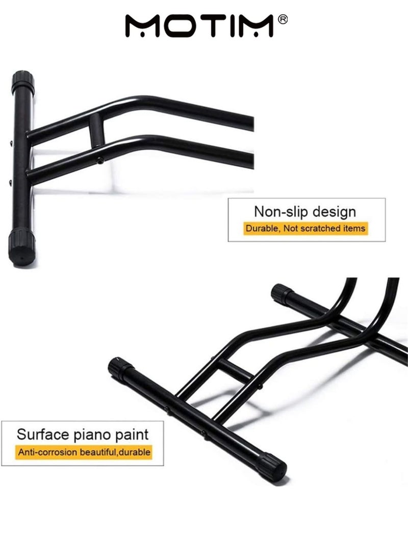 Motim Bicycle Parking Rack Adjustable Height Space-Saving Floor Mount Bicycle Rack for Garage or Home Holder Safe Storage Locking Stand for Mountain and Road Bikes - Image 5