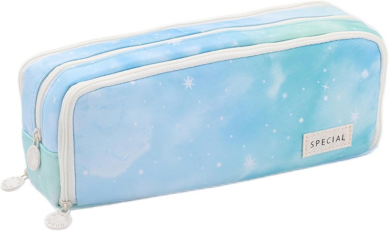 CICIMELON Large Capacity Pencil Case 3 Compartment Pouch Pen Bag for School Teen Girl Boy Men Women (Dream) - Image 1