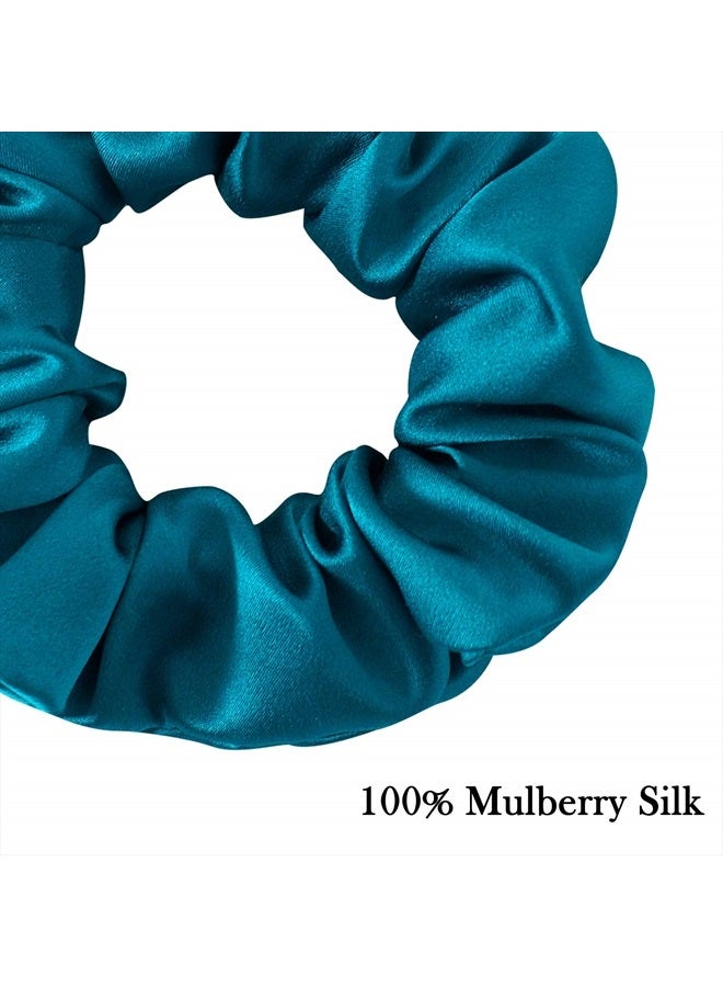 SOBONNY Silk Scrunchies for Women Silk Hair Ties for Sleep and Night 100% Mulberry Silk Scrunchies for Hair Hair Accessories Frizz&Breakage Prevention Better Than Satin Scrunchies-3pack - Image 3