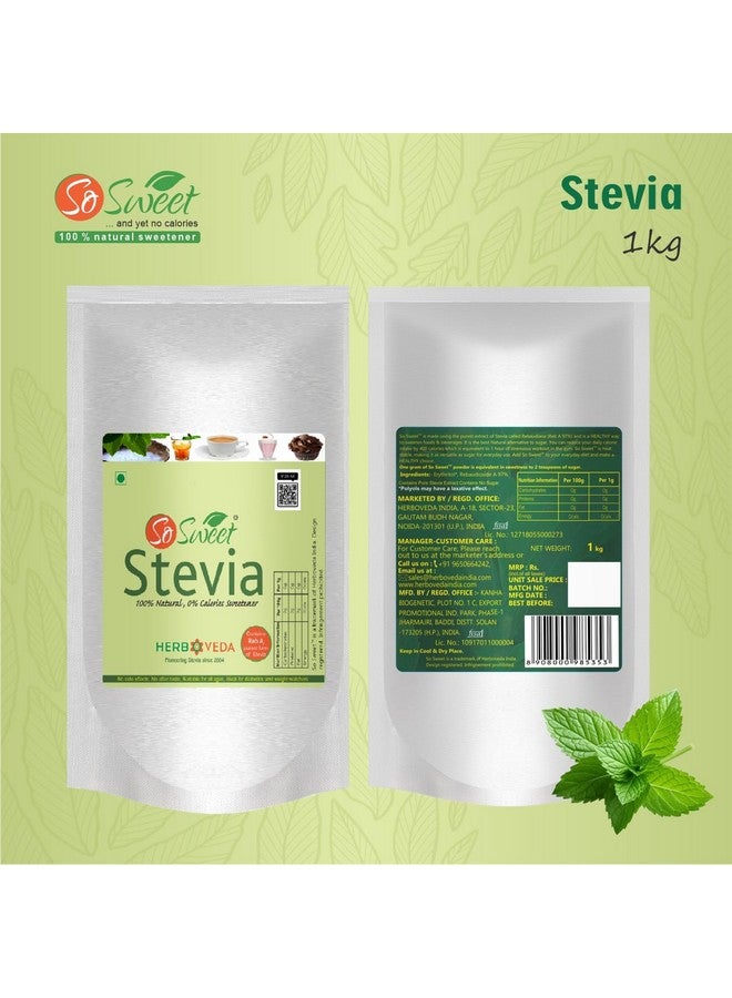 So Sweet مجموعة ستيفيا الحلوة جداً (1 كجم، 250 جرام، 500 قرص) محلي طبيعي خالي من السعرات الحرارية (عبوة من 3)  - Image 5