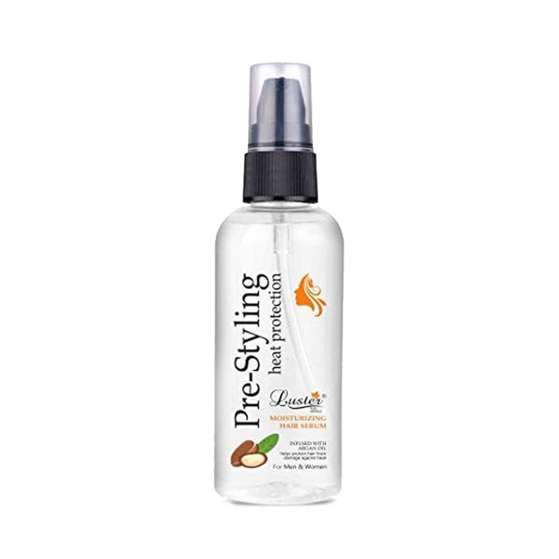 LUSTER سيروم الشعر المرطب قبل التصفيف من لوستر  حماية من الحرارة  مع زيت الأركان  سيروم للشعر الجاف والتالف  للرجال  النساء  لجميع أنواع الشعر  100 مل - Image 2