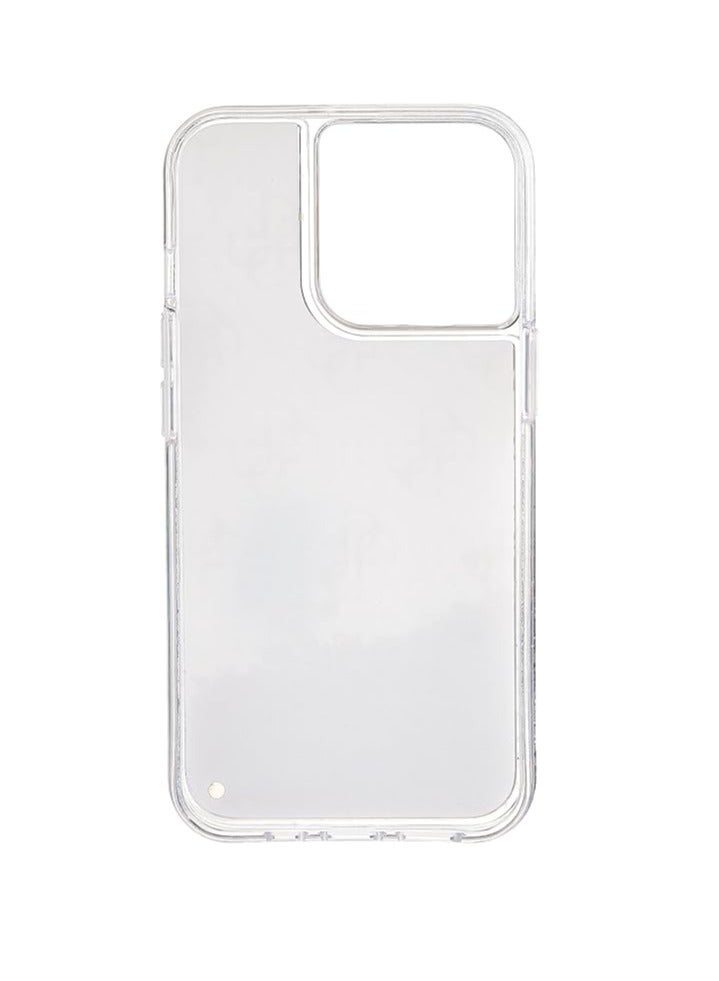 GUESS CG MOBILE Guess Liquid Glitter Case 4G Pattern Gradient Background For iPhone 13 Pro (6.1") - Gold - Image 4