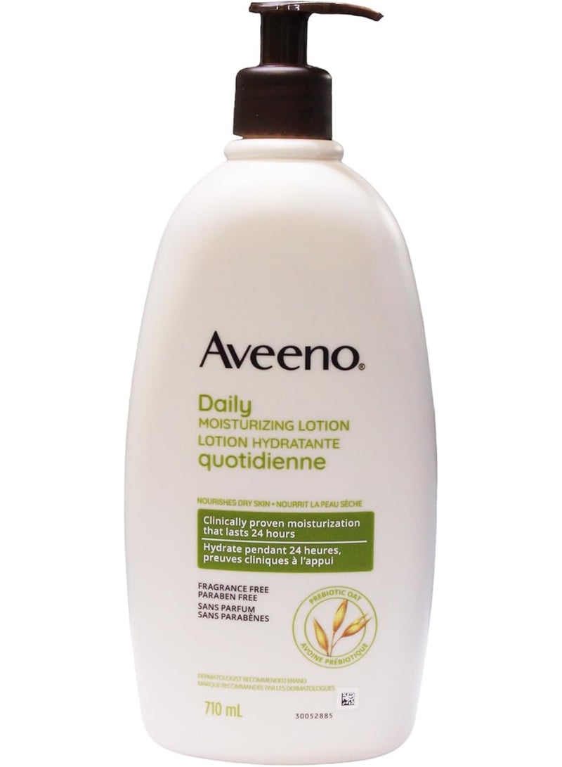 Aveeno Daily Moisturising Lotion, Moisturises for 24 Hours, Body Lotion for Normal to Dry Skin Care (710ml Pack Of 1) - Image 1