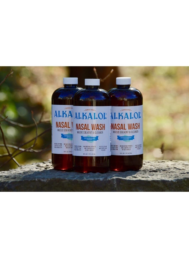 Alkalol محلول الكالكول الأصلي لغسل الأنف، (3 عد - 16 أونصة سائلة) - Image 2