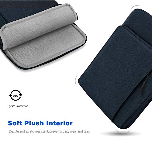 Dadanism 13 Inch Tablet Sleeve Shoulder Bag Carrying Case for iPad Pro 13" M4 2024, iPad Air 13" 2024, iPad Pro 12.9" M2, Galaxy Tab S10+ Plus/S9 FE+/S9+ Plus 12.4", reMarkable Paper Pro 11.8", Indigo - Image 5