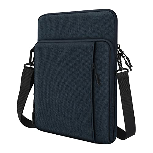 Dadanism 13 Inch Tablet Sleeve Shoulder Bag Carrying Case for iPad Pro 13" M4 2024, iPad Air 13" 2024, iPad Pro 12.9" M2, Galaxy Tab S10+ Plus/S9 FE+/S9+ Plus 12.4", reMarkable Paper Pro 11.8", Indigo - Image 1