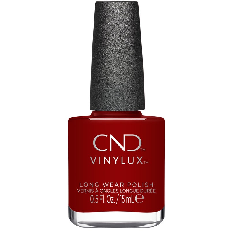 CND Vinylux Longwear Red Nail Polish, Gel-like Shine & Chip Resistant Color, Poppy Fields, 0.5 fl. oz - Image 1