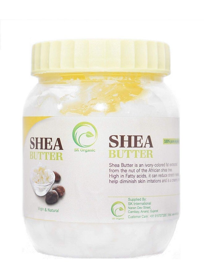 SK ORGANIC - sk organic raw unrefined shea butter 250 gm for dry skin - Image 1