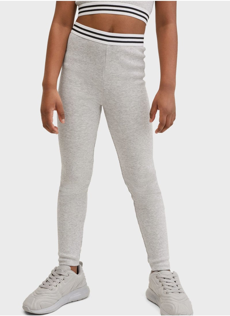 MANGO - Kids Essential Leggings - Image 1