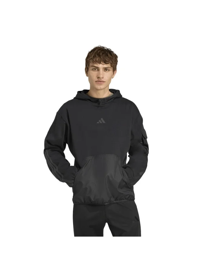 Adidas Adidas M Ct Utility Hd Black Hooded Sweat Sweatshirts For Men