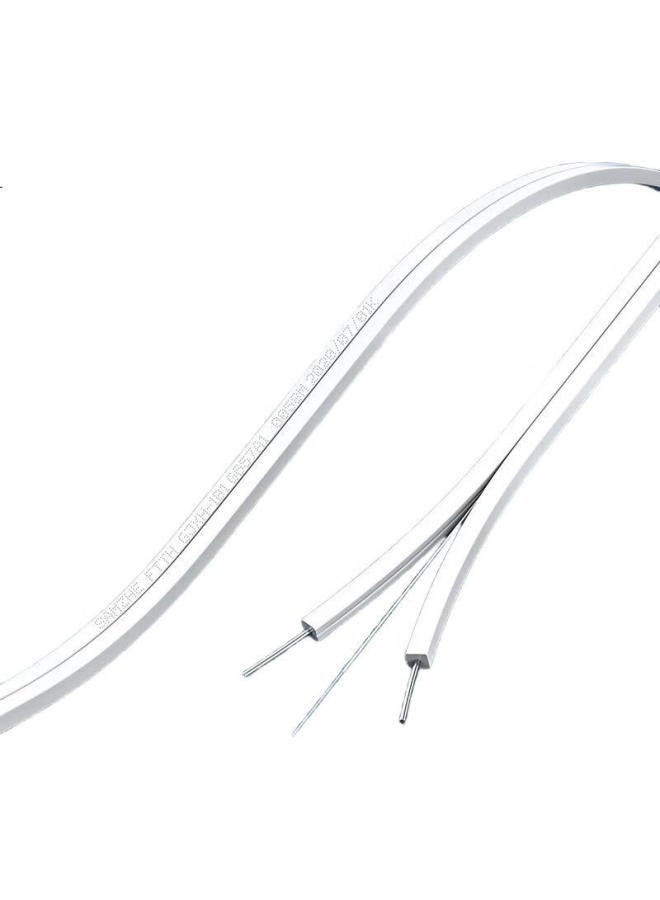 Samzhe Telecom-Grade Patch Cord, Sc-Sc Indoor Single-Mode Single-Core, 1 Core 2 Steel Wire Pigtail, Low Zero Halogen Fiber Optic Cable, 20 Meters Tfh12-20B - Image 3
