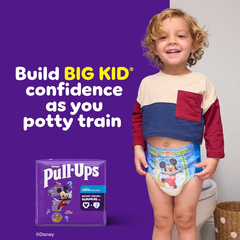 Pull-Ups Boys' Potty Training Pants, Size 4T-5T Training Underwear (38-50 lbs), 17 Count - Image 2
