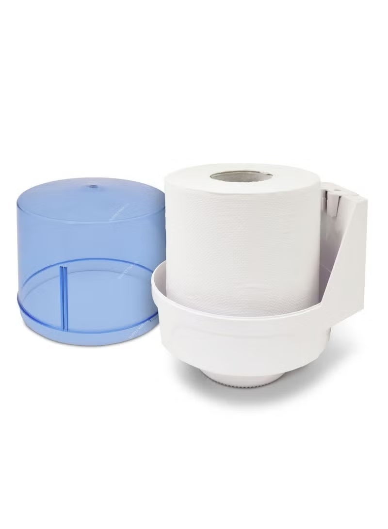 vsell24 Wall Mounted Maxi Roll Tissue Dispenser – Plastic Center Pull Toilet Paper Holder for Bathroom, Office & Commercial Use - Image 5