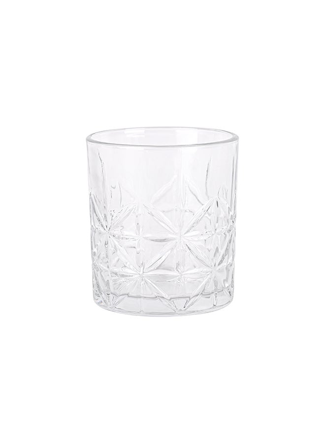 Ollieroo كؤوس ويسكي قديمة مزخرفة - كوب زجاجي متين سعة 300 مل للكوكتيلات، الماء، العصير، البيرة، النبيذ - مجموعة زجاجية خاصة، أدوات مائدة، آمنة للغسالة - Image 5