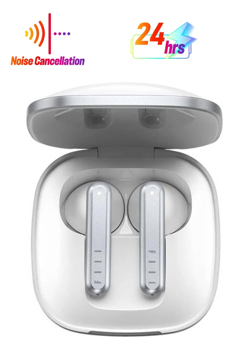 FIIL FIIL Key TWS Wireless global version Bluetooth 5.3 Earphone purre cloction earbuds -white  - Image 1
