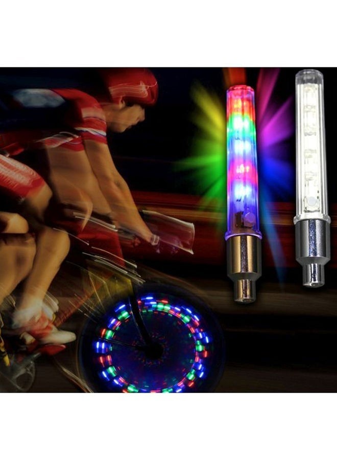 STL 2-Piece LED Wheel Valve Light 10cm, Bike Lights, Bike Lights Set ,Bicycle Lights - Image 4