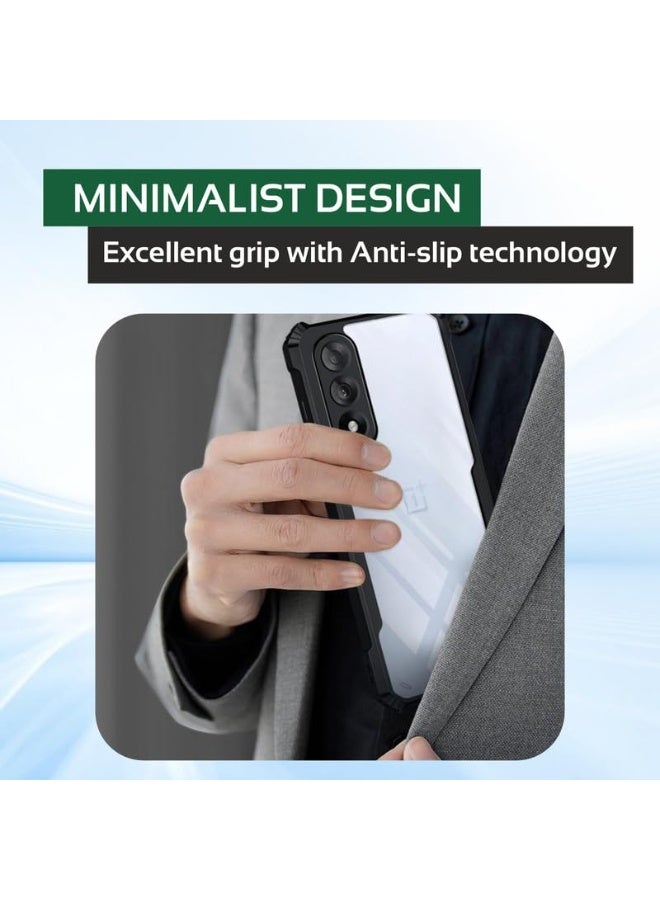 Case for OnePlus Nord 5 Hard PC Back Cover Case with Shockproof Premium TPU Border 360 Degree Impact Resistant Camera lens Protection Transparent Cover For OnePlus Nord 5 5G - Image 4