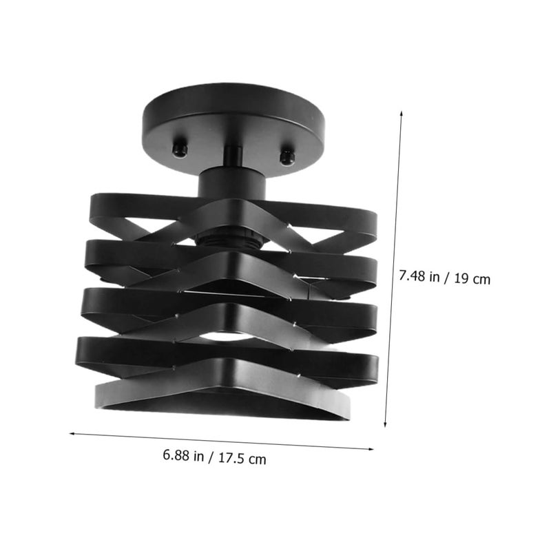 Vintage Flush Mount Ceiling Light Fixture Easy to Clean High Light Output for Kitchen Living Room Hallway - Image 4