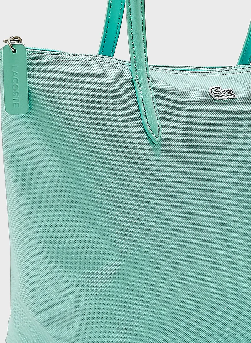 LACOSTE Nf2037Po Top Handle Tote Bag