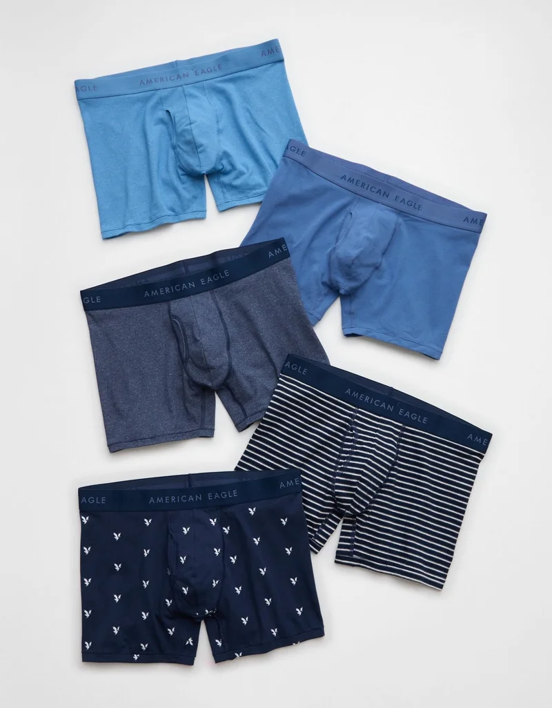 AEO Men's 4.5" Classic Boxer Brief 5-Pack
