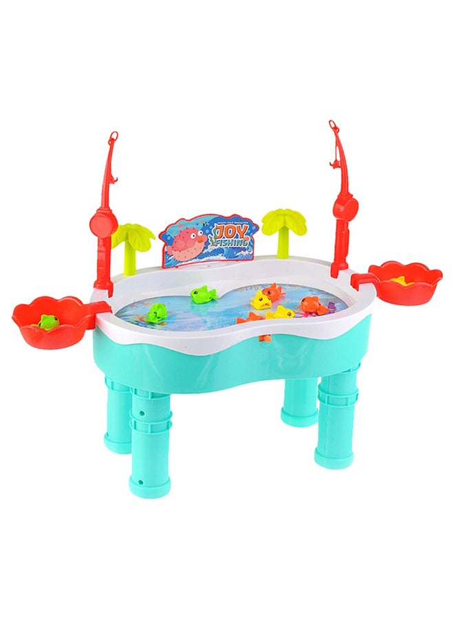 Table Fishing Game with Music 9 Fish - 7717B  - Image 2