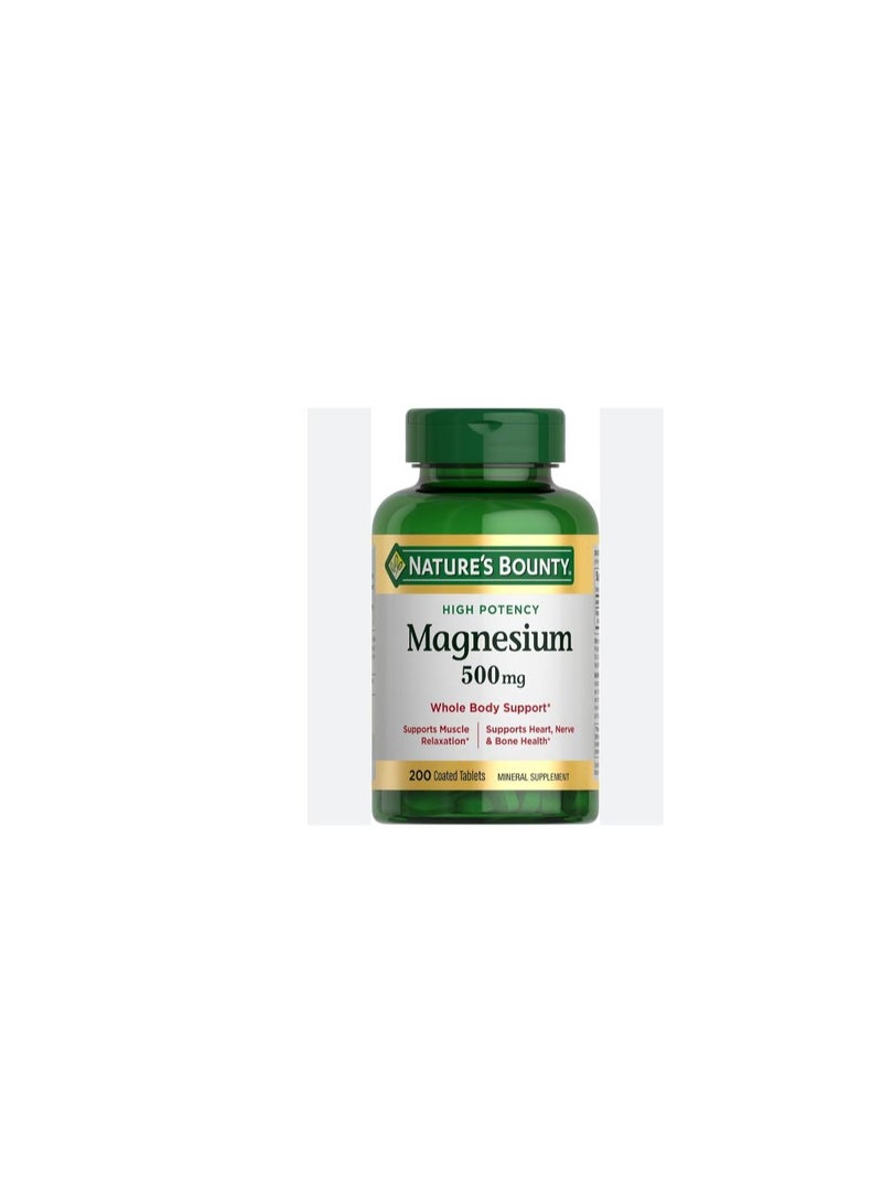 Natures bounty Magnesium 500Mg - 100 Tablets