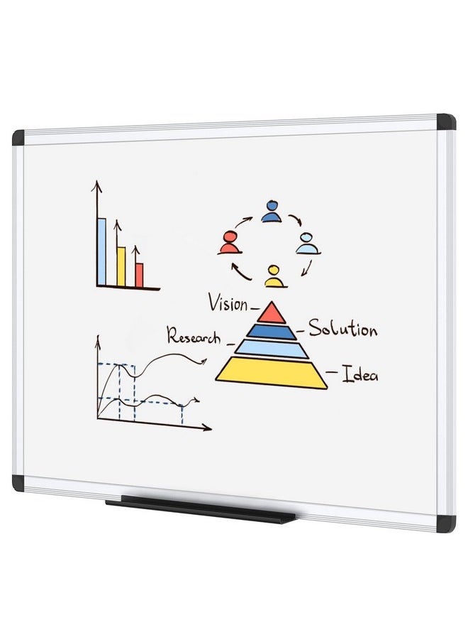 Dry Erase Board/Whiteboard, 36 X 24 Inches, Wall Mounted Board For School Office And Home - pzsku/ZBA10177CFC9DB9ABD8DCZ/45/_/1731927244/78c83aac-d039-4950-95c9-3ab65d0724b3