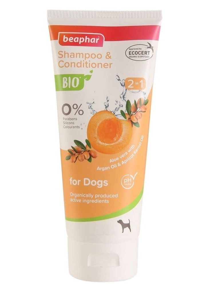 بيفار بيو كوزمتيك - شامبو وبلسم للكلاب 2 في 1 200 مل - Image 1