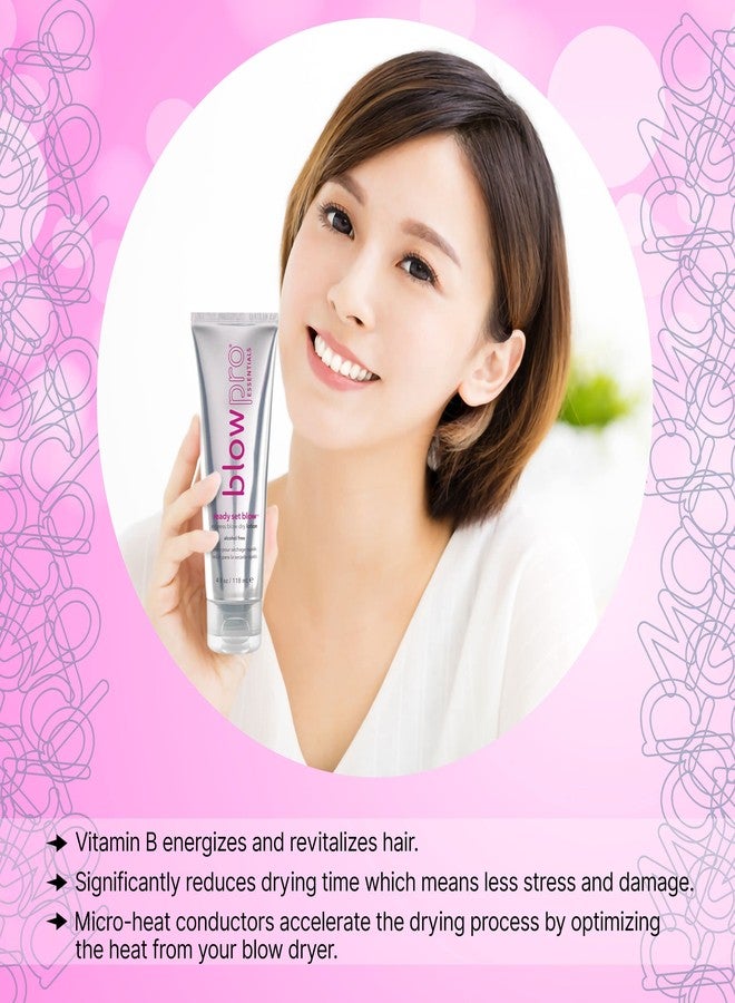 blowpro Ready Set Blow Express Blow Dry Lotion, Delivers an Easier Faster Blow Dry, Plumps and Shapes your Hair for Noticeable Body,Smoothes Cuticle, Locks out Humidity and Eliminates Frizz - Image 3
