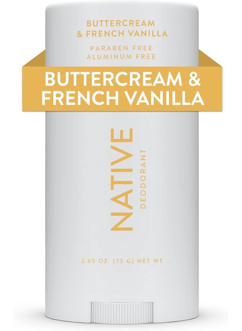 Native Deodorant Contains Naturally Derived Ingredients, 72 Hour Odor Control | Seasonal Scents for Women and Men, Aluminum Free with Baking Soda, Coconut Oil & Shea Butter | Buttercream & Vanilla - Image 1