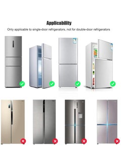 Generic 1 Pack Child Safety Lock Baby Safety Fridge Door Lock Freezer Refrigerator Lock, Toddler Kids Child Fridge Lock Fridge Freezer Door Lock Easy to Install and Use Adhesive no Tools Needed(White)  - Image 3