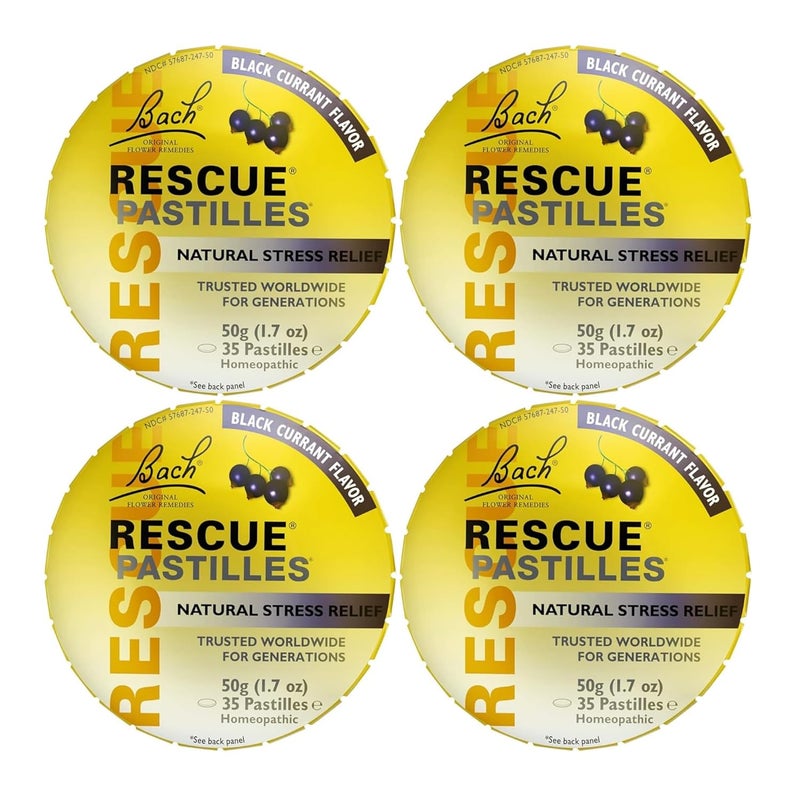 RESCUE علكة باخ فلوور إيسنسز ريسكيو ريميدي بنكهة الكشمش الأسود 50 جرام - Image 1