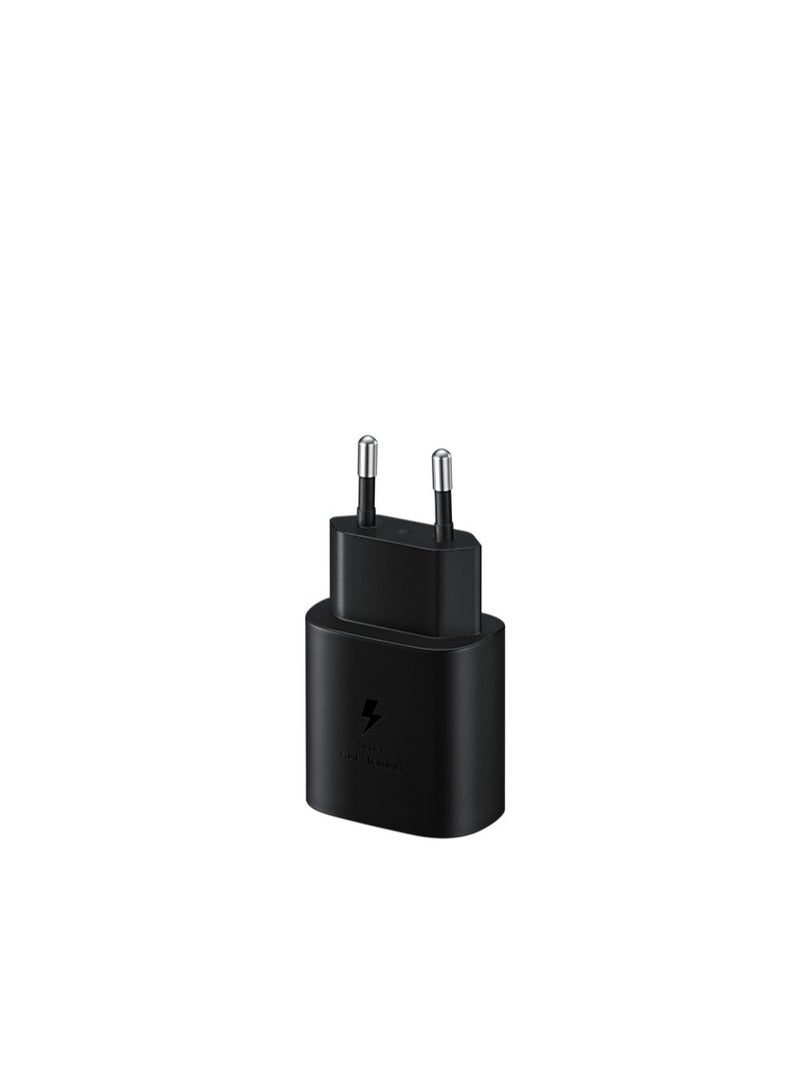 25W PD USB-C Super Fast Charging Travel Adapter (EU Plug) Black  - Image 4