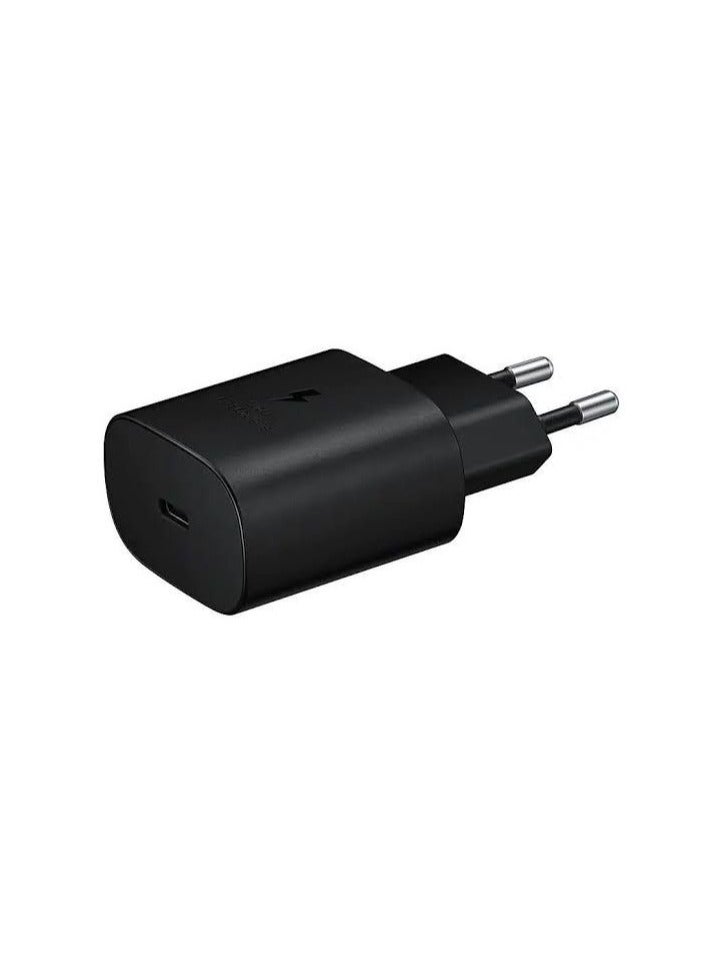 25W PD USB-C Super Fast Charging Travel Adapter (EU Plug) Black  - Image 2