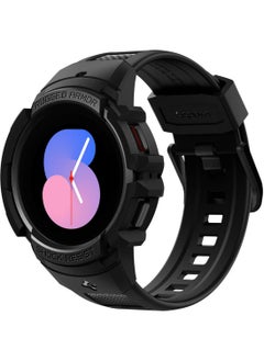 Spigen Rugged Armor Pro Case Cover For Samsung Galaxy Watch 5 With Band 40mm (2022) - Black  - Image 1