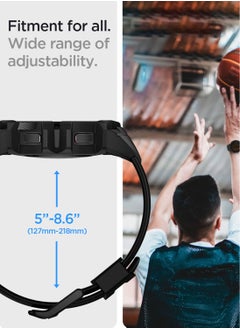 Spigen Rugged Armor Pro Case Cover For Samsung Galaxy Watch 5 With Band 40mm (2022) - Black  - Image 4