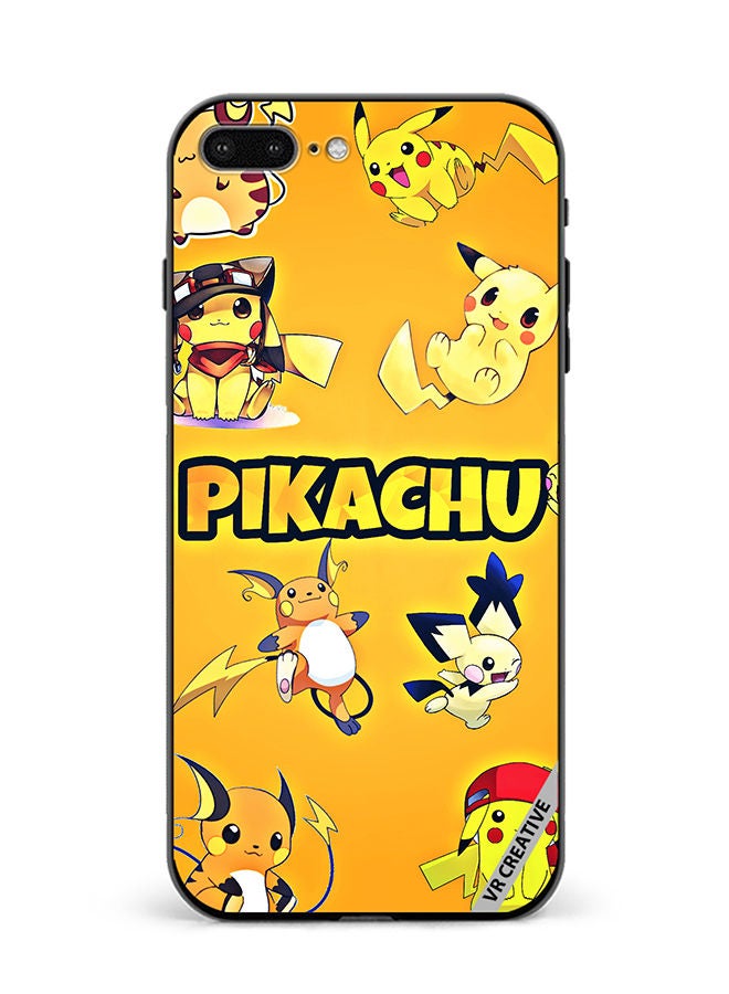 VR CREATIVE Protective Case Cover For Apple iPhone 7 Plus/8 Plus Pikachu Surfing Design Multicolour - Image 1