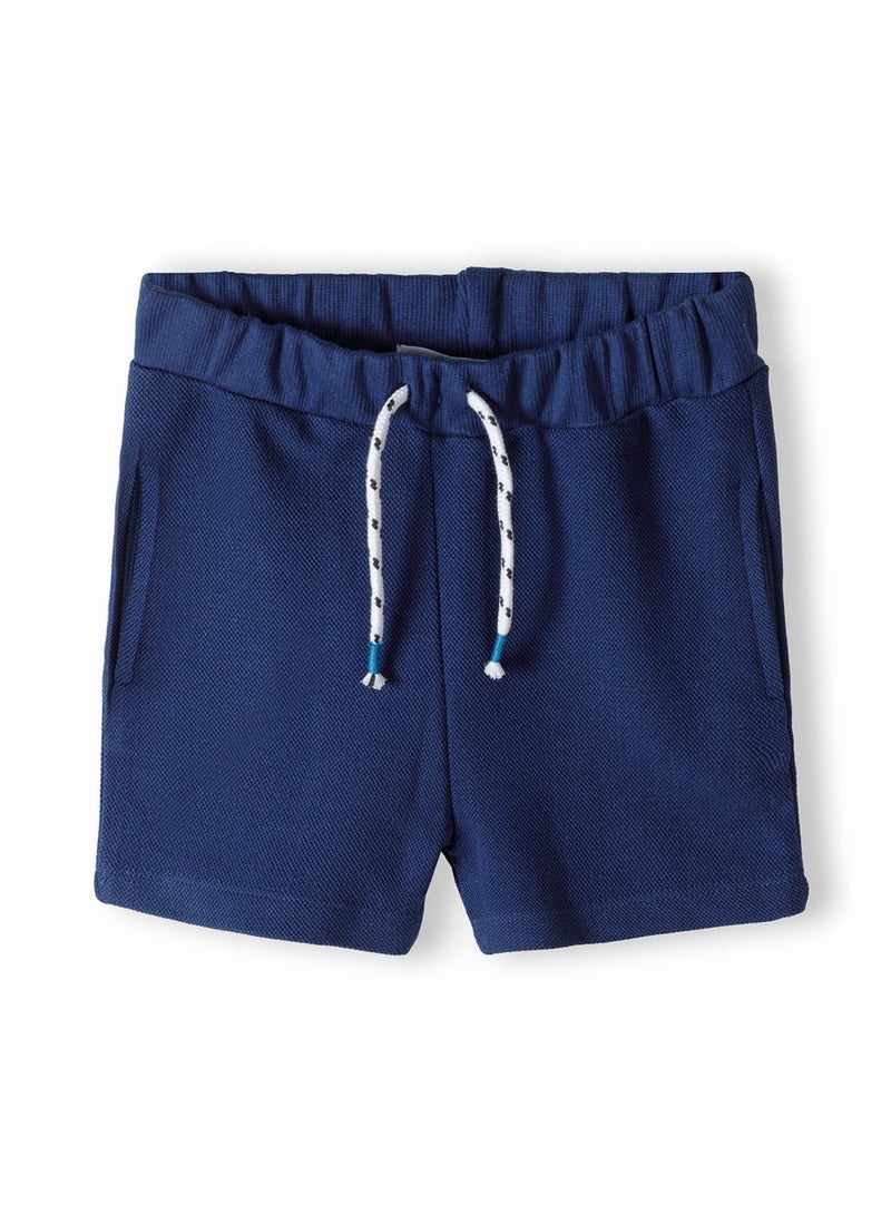 MINOTI Baby Boys Polo T-Shirt and Shorts Set with Chest Embroidery  - Image 4