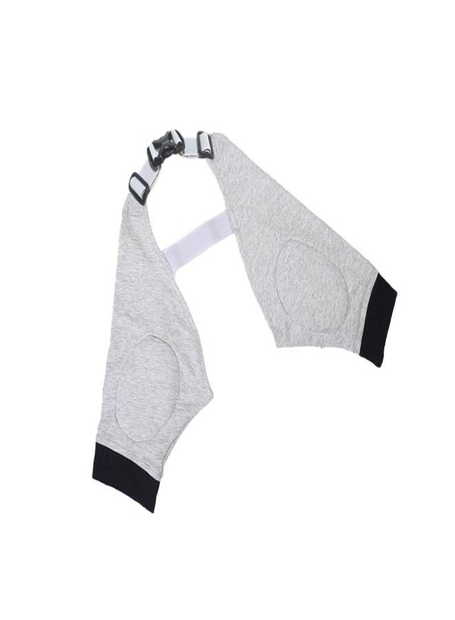 Mastyle Generic Dog Elbow Protector, Front Leg Knee Protector Pad, Adjustable Strap, Lightweight Soft Comfortable, Keep Pet Wounds Clean, Elastic Cuffs Design to Fit Dog's Body | Grey | M - Image 1