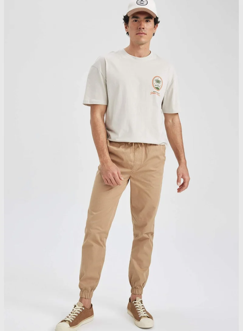 DeFacto Shirred Waist Gabardine Jogger