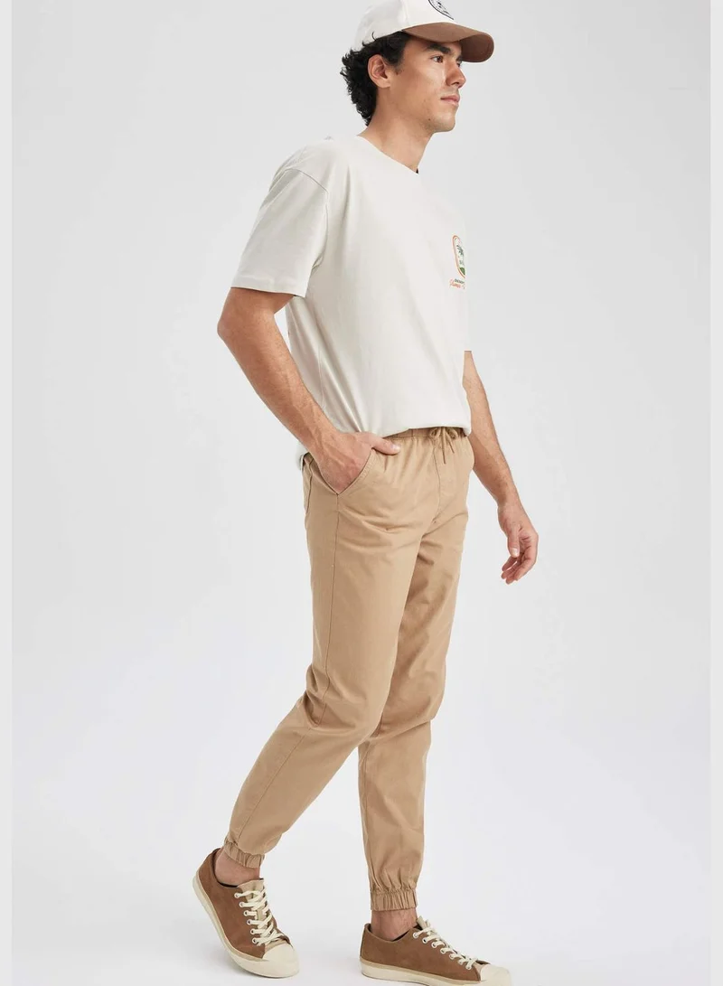 DeFacto Shirred Waist Gabardine Jogger