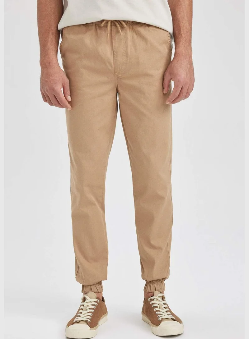 DeFacto Shirred Waist Gabardine Jogger
