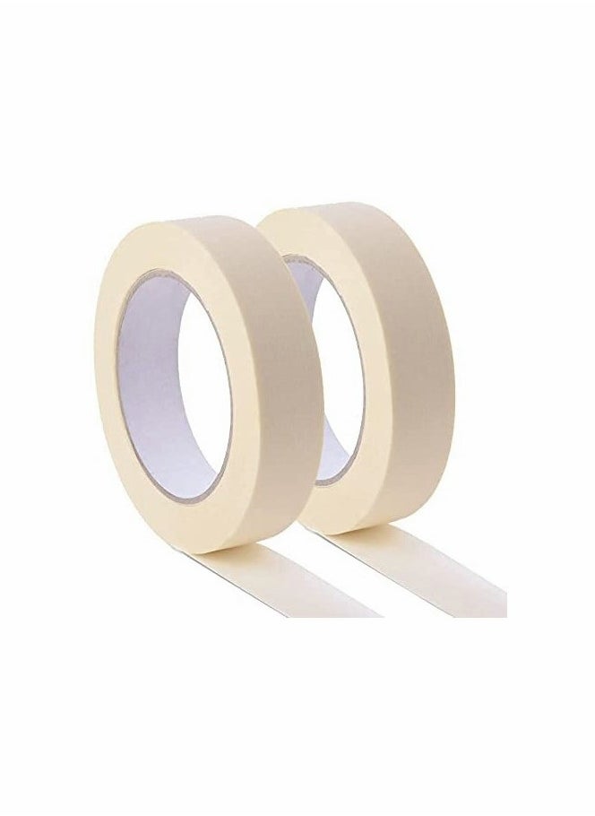 KASTWAVE White Masking Tape 3 Pack, General Purpose Beige Painter's Tape 0.7inch x 164ft(50m), 492ft(150m)  - Image 2