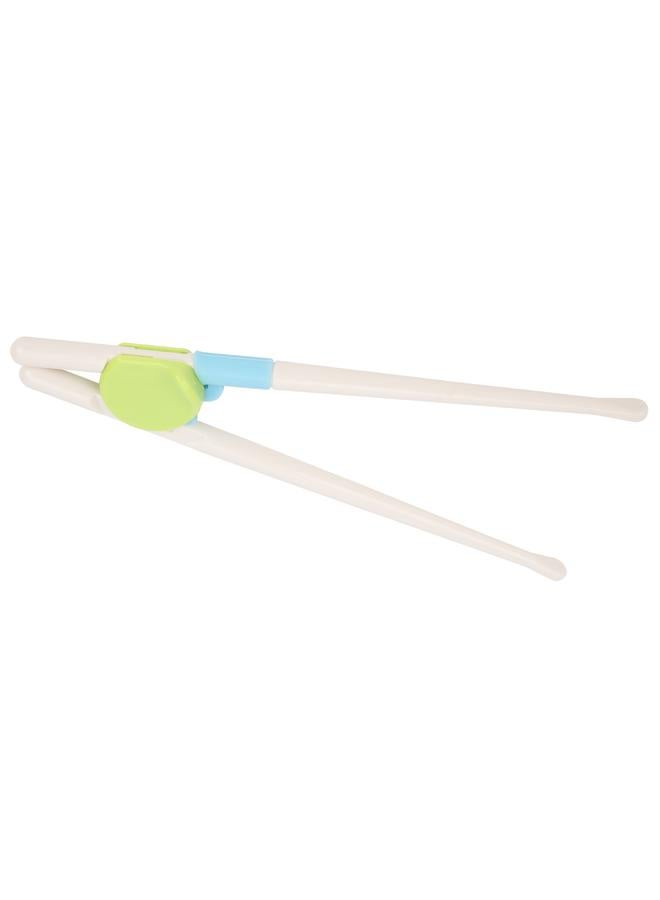 xozgdovg 1 Pair Children's Training Chopsticks Flat Rounded Head Reusable Learning Chopstick Helper  - Image 4
