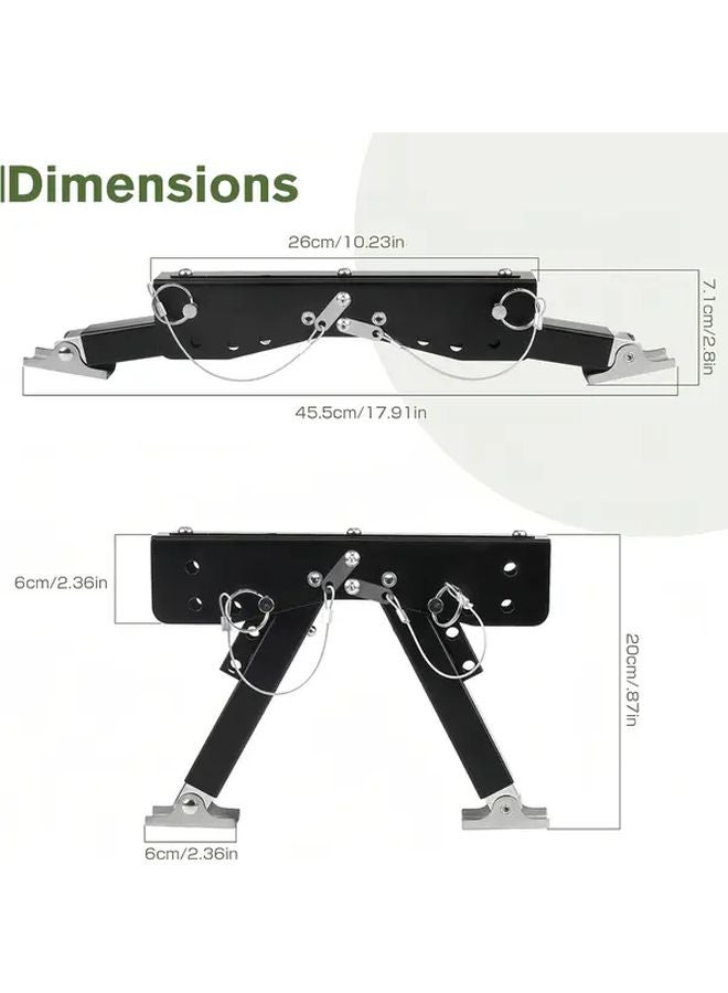 RV Step Stabilizer Black 1pc for Camping Van Travel Trailers Stair Support - Image 3