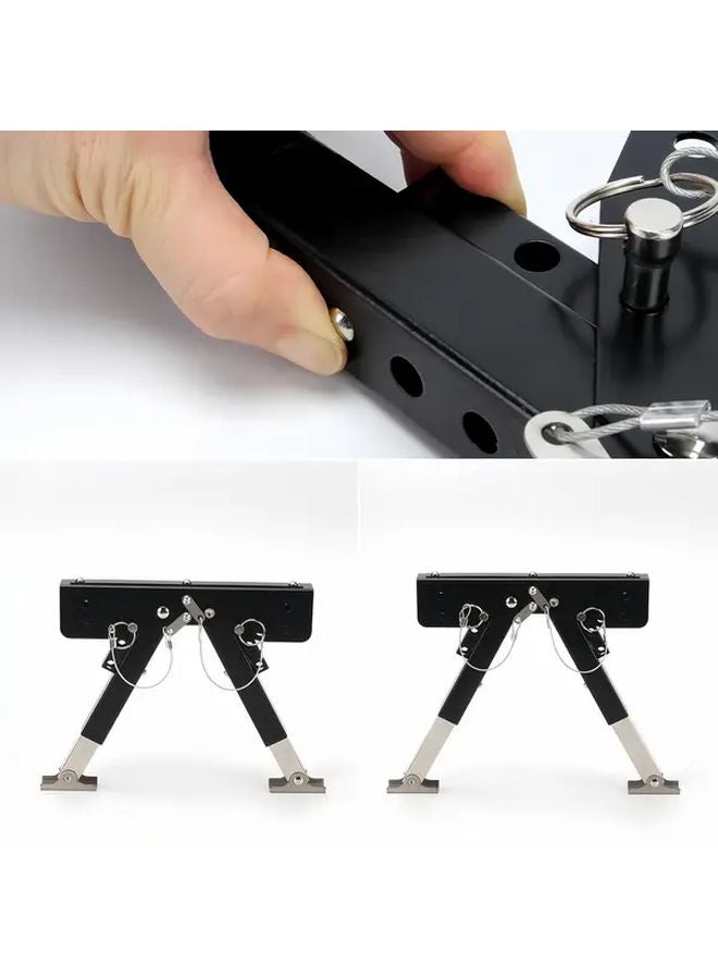 RV Step Stabilizer Black 1pc for Camping Van Travel Trailers Stair Support - Image 5