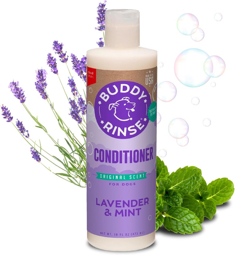 Buddy Biscuits Rinse Conditioner for Dogs - Lavender & Mint, 16 oz - Image 1