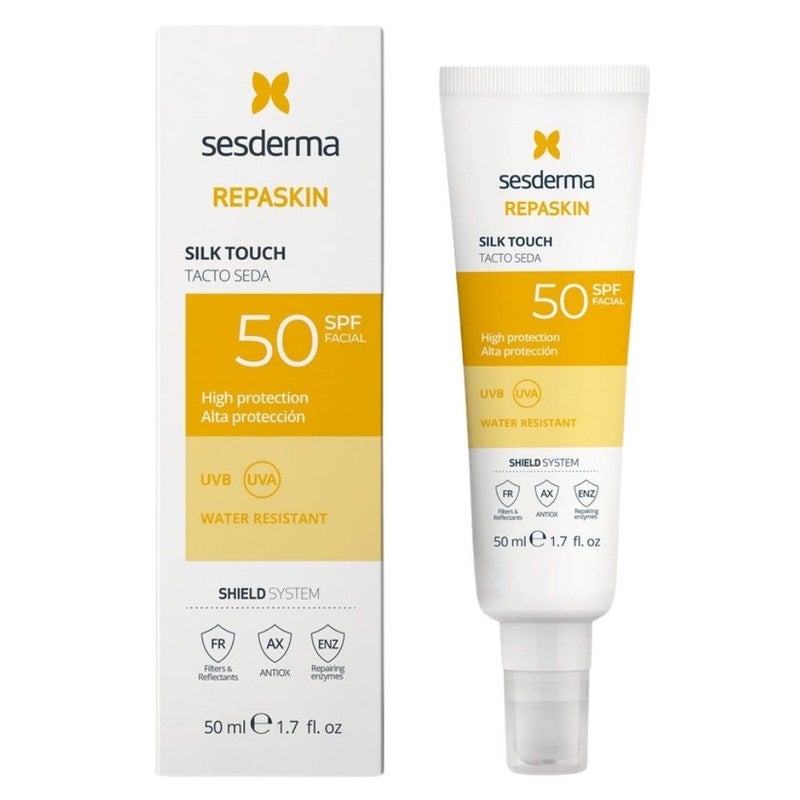 Sesderma Repaskin Silk Touch SPF 50 Facial Sunscreen 50ml - Image 2