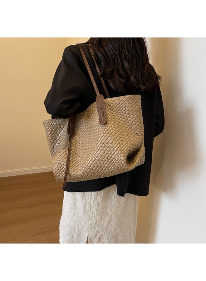 SAFIYA Qixi Festival Gift】women's Bag 2025 New Arrival Popular Large Capacity Tote Bag Handheld Single Shoulder Crossbody Bag - Image 3